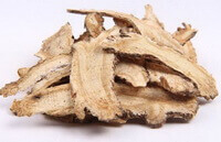 light brownish taproot slices of Chinese Angelica root