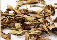 brownish dried herbs of Aloe
