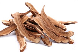 some herb slices of Red Ganoderma